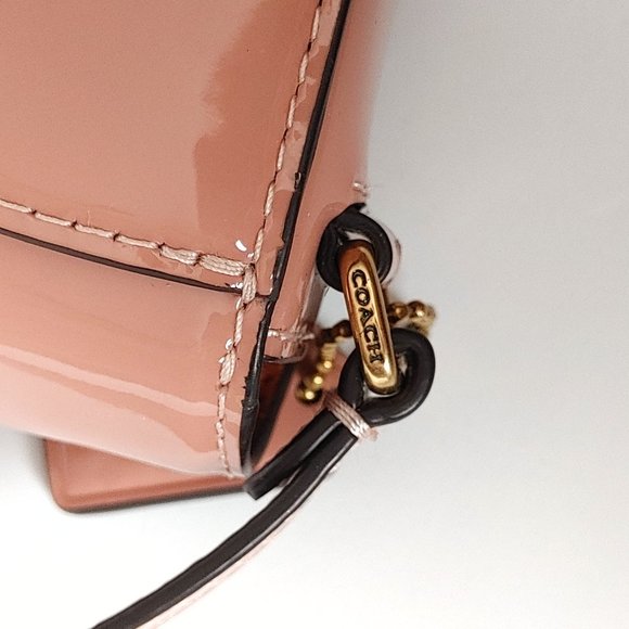 Coach studio 12 patent leather bag Nude Latte MINI BAG - Picture 8 of 16